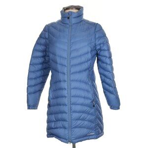 LL Bean Puffer Ultralight 850 Down Hooded Coat 3/4 Length Long Knee Jacket XSP